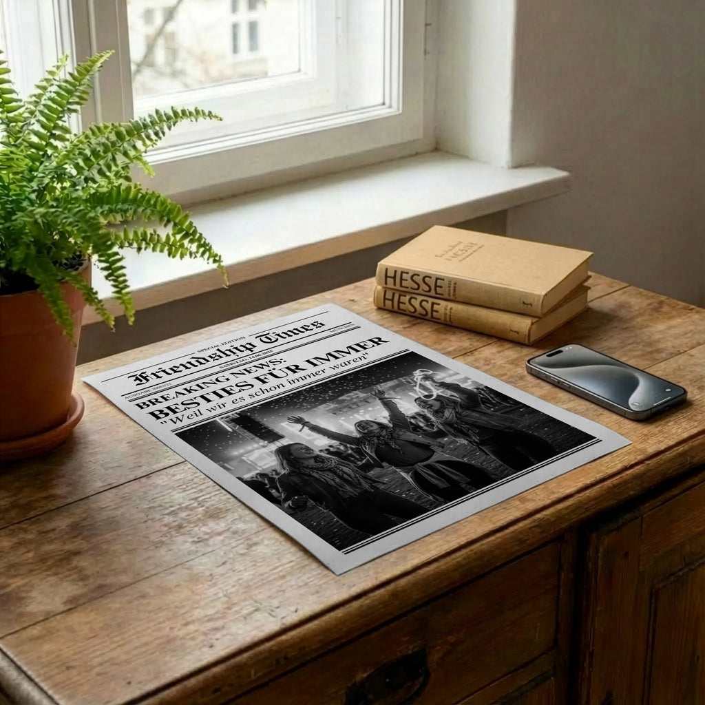 Poster auf Kommode