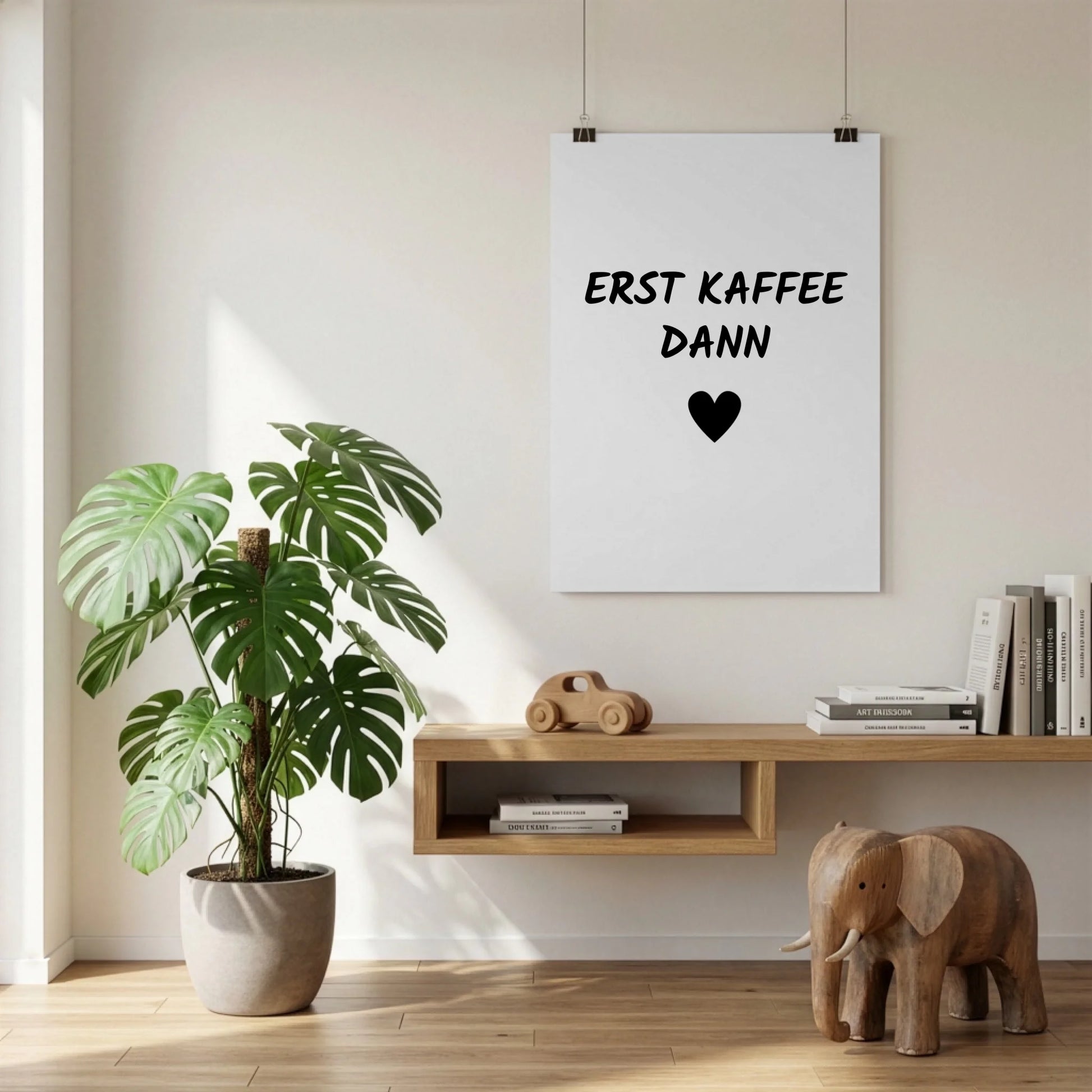 Poster an der Wand