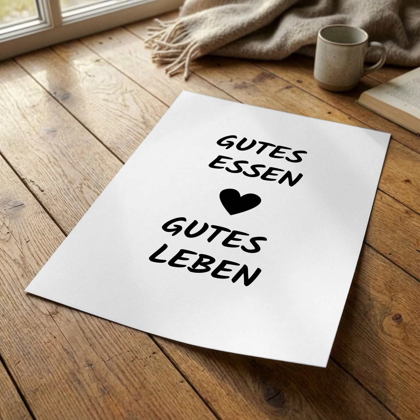Poster auf dem Boden
