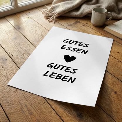 Poster auf dem Boden