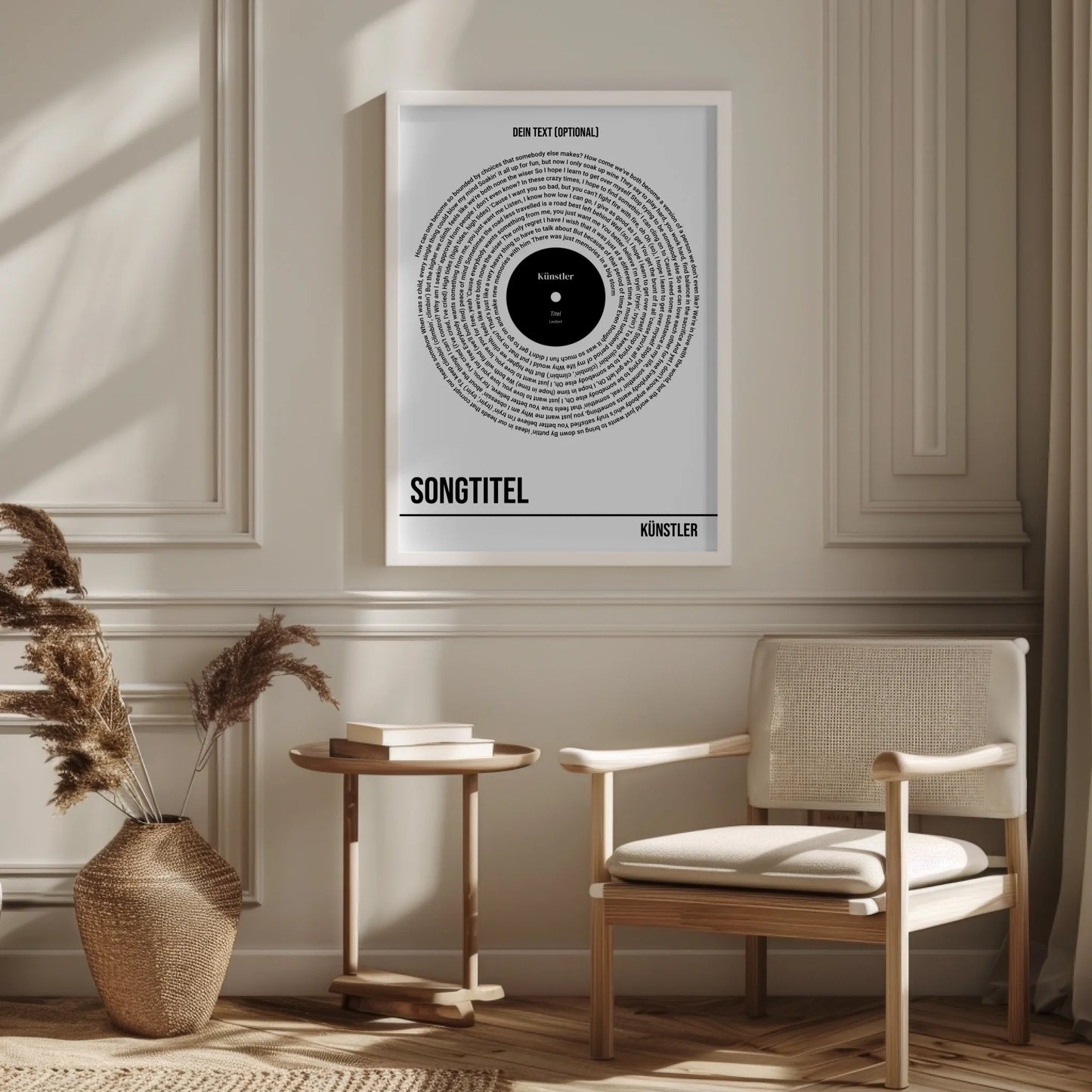 white in room on wall