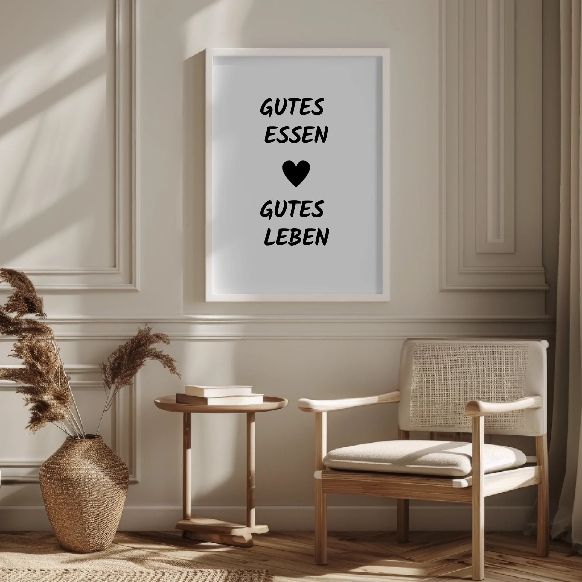 white in room on wall