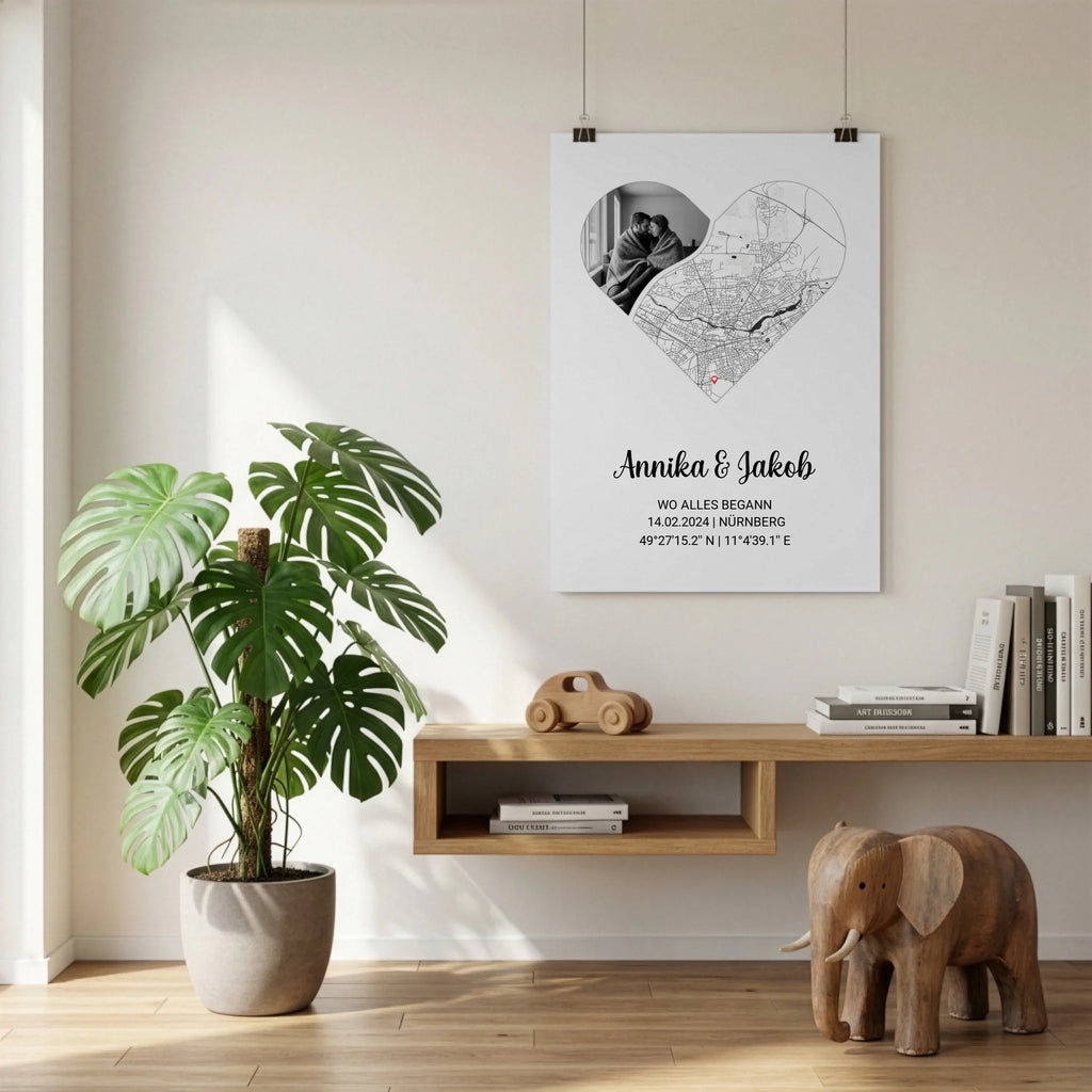 Poster an der Wand