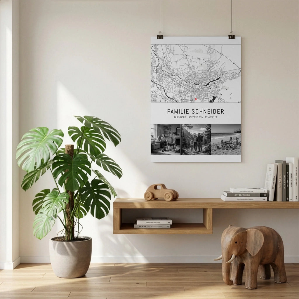 Poster an der Wand