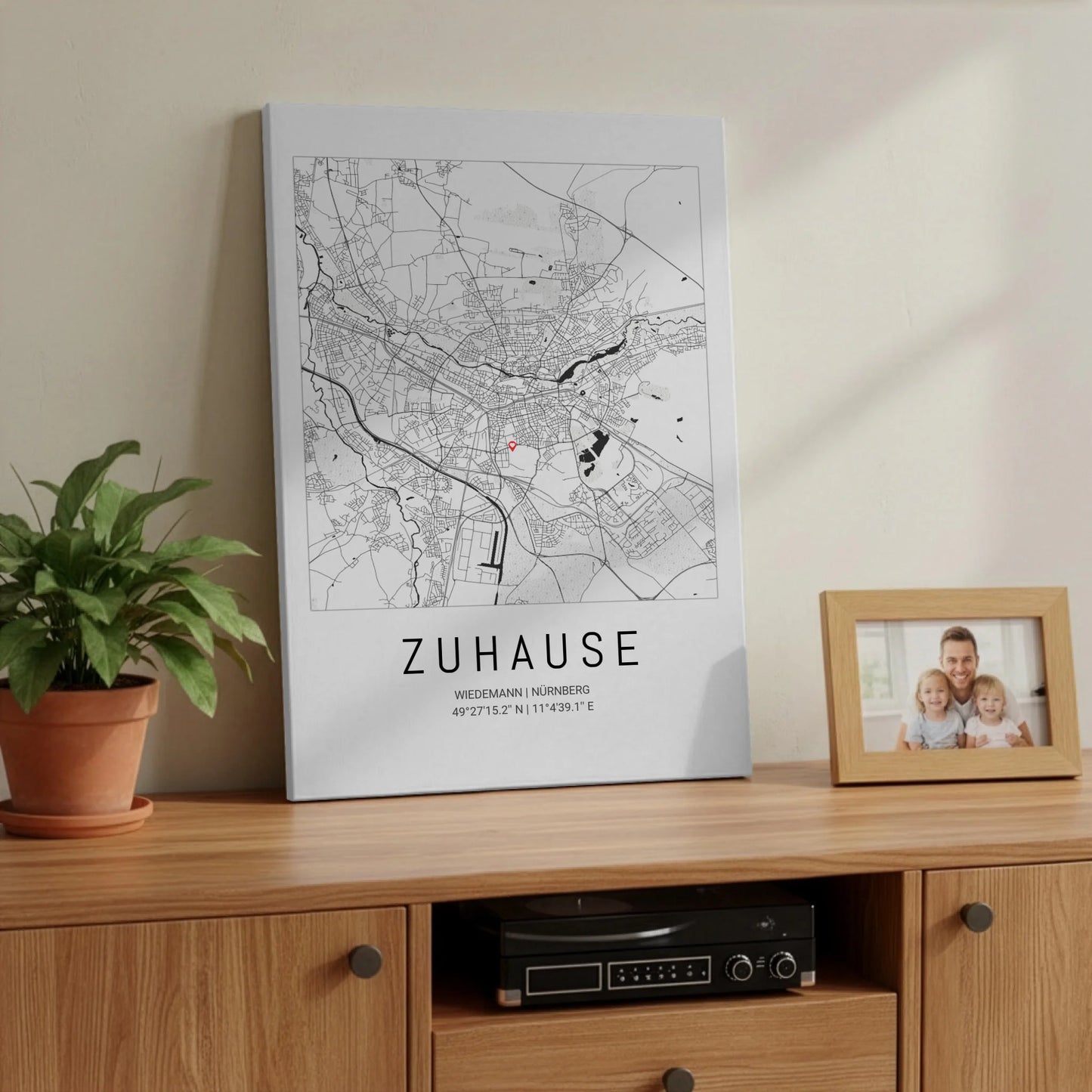 Wohnzimmer Plattenspieler