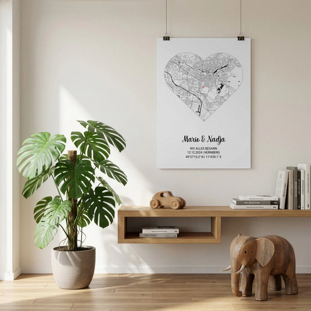 Poster an der Wand