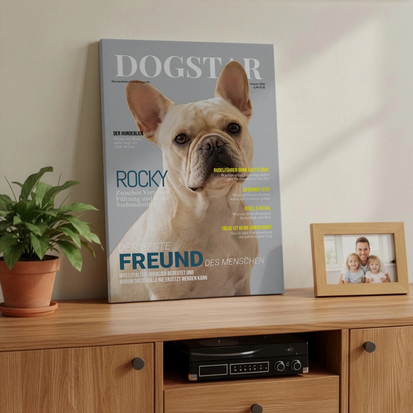 Wohnzimmer Plattenspieler