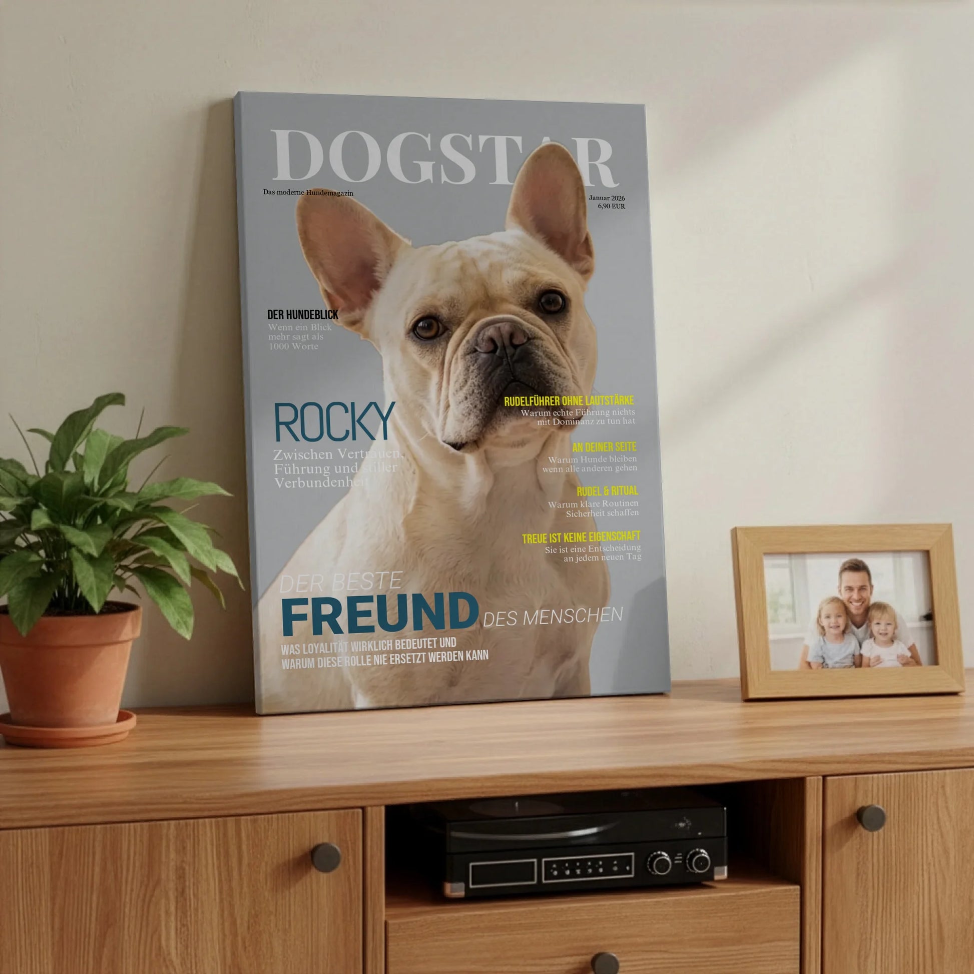 Wohnzimmer Plattenspieler