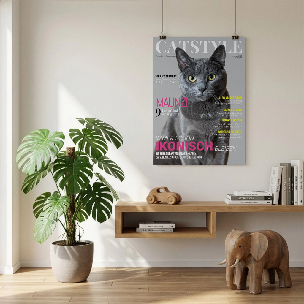 Poster an der Wand