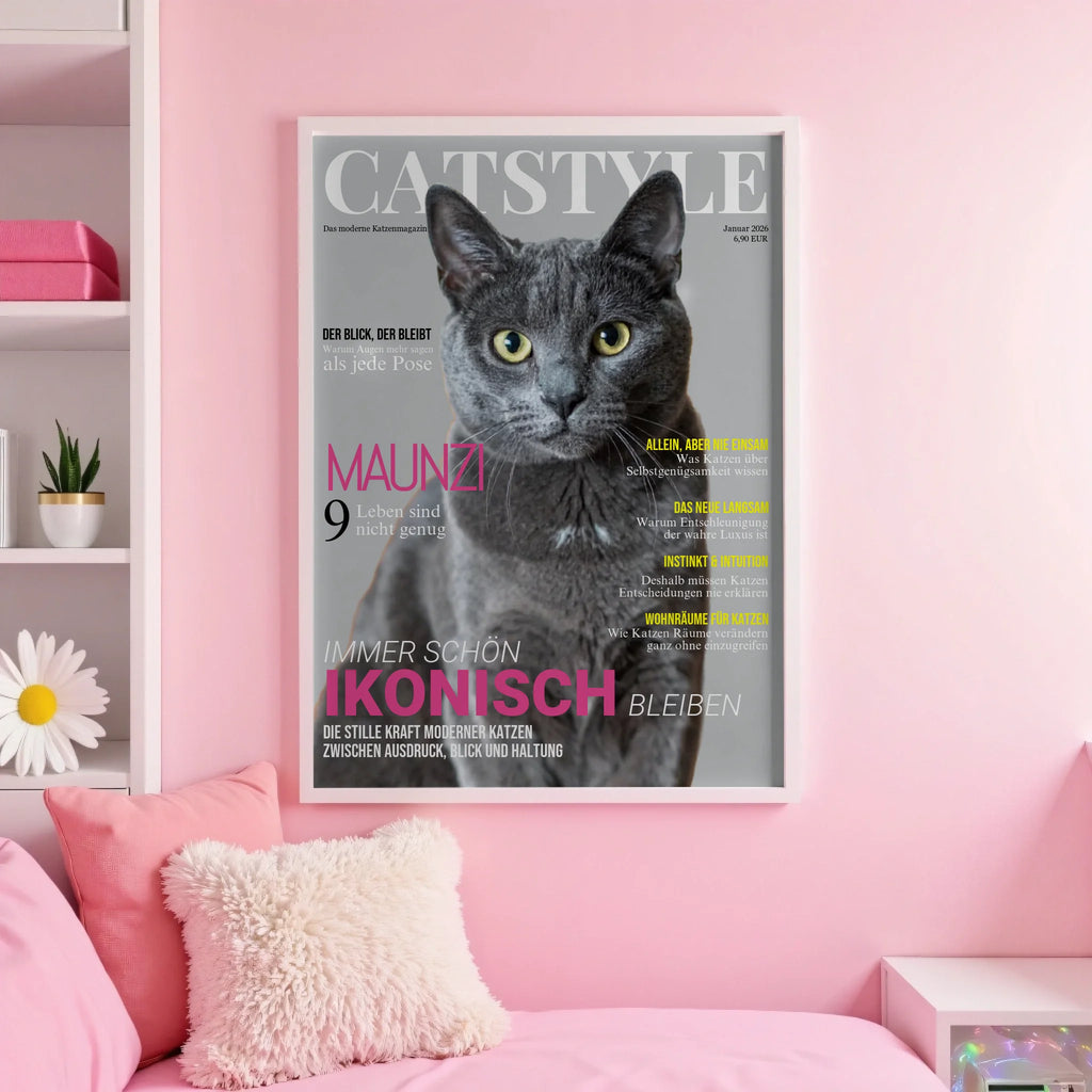 White pink wall