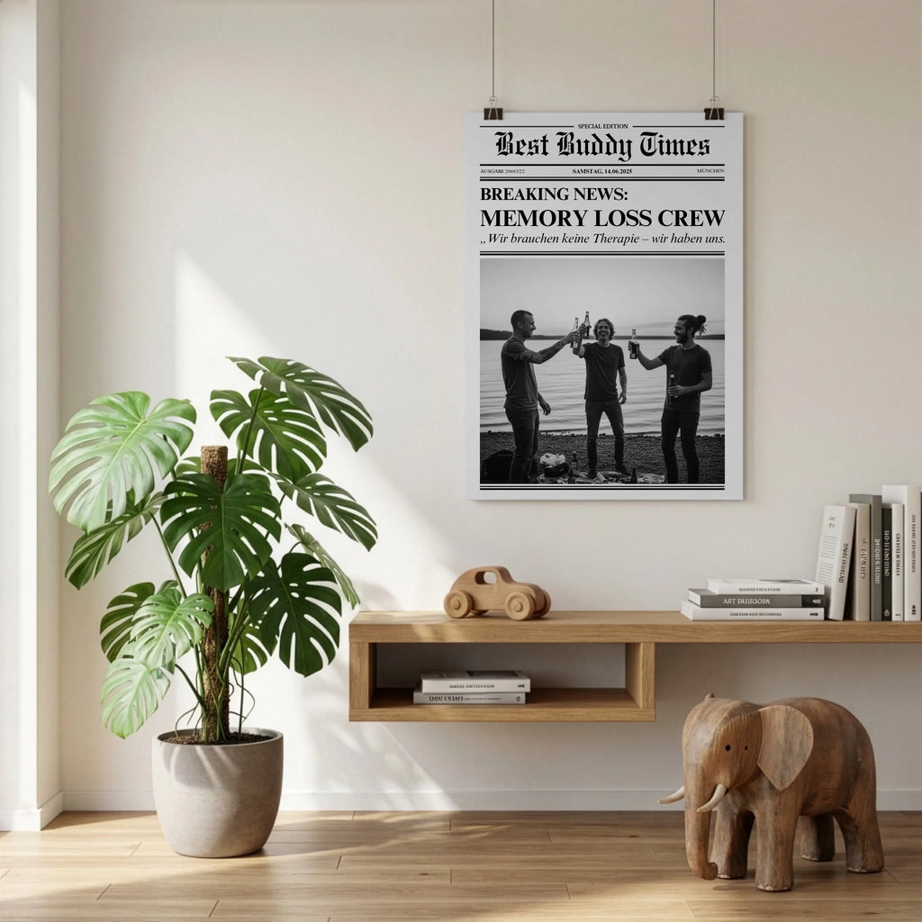 Poster an der Wand