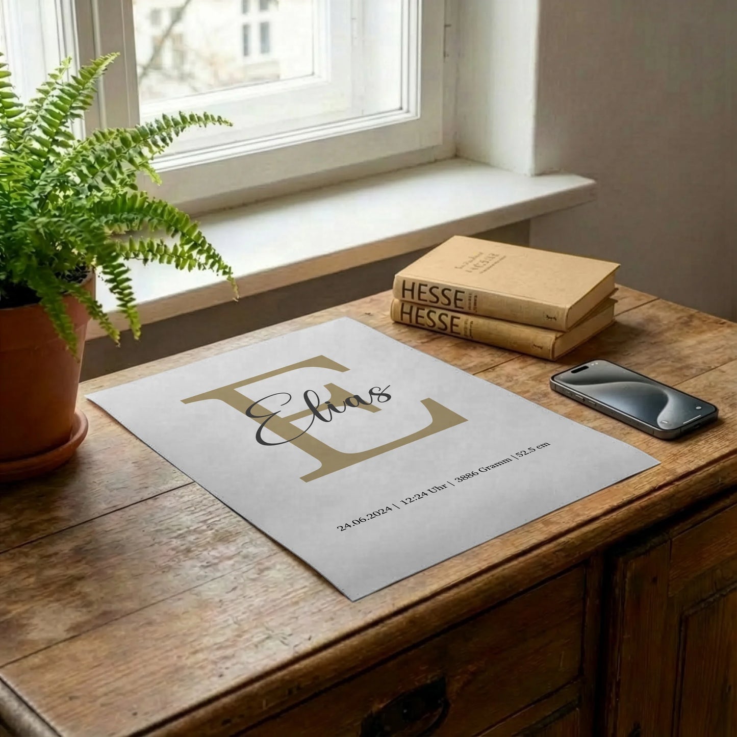 Poster auf Kommode