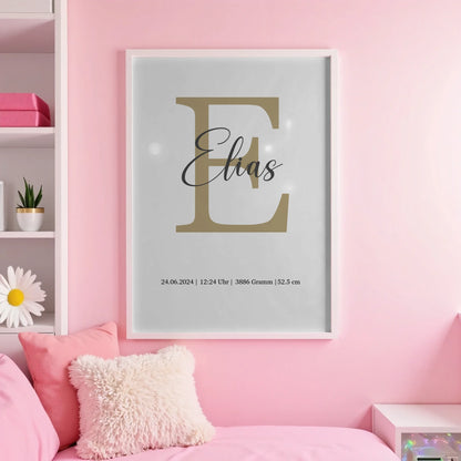 White pink wall