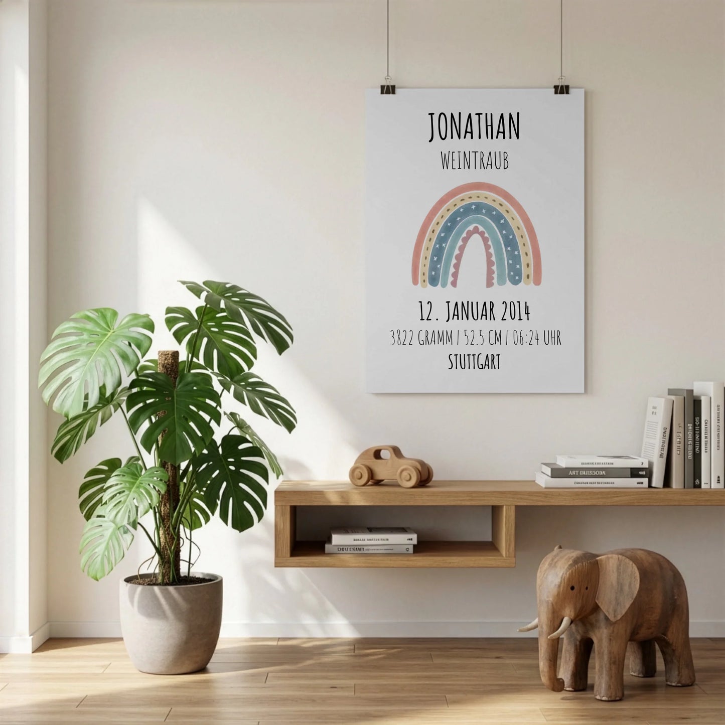Poster an der Wand