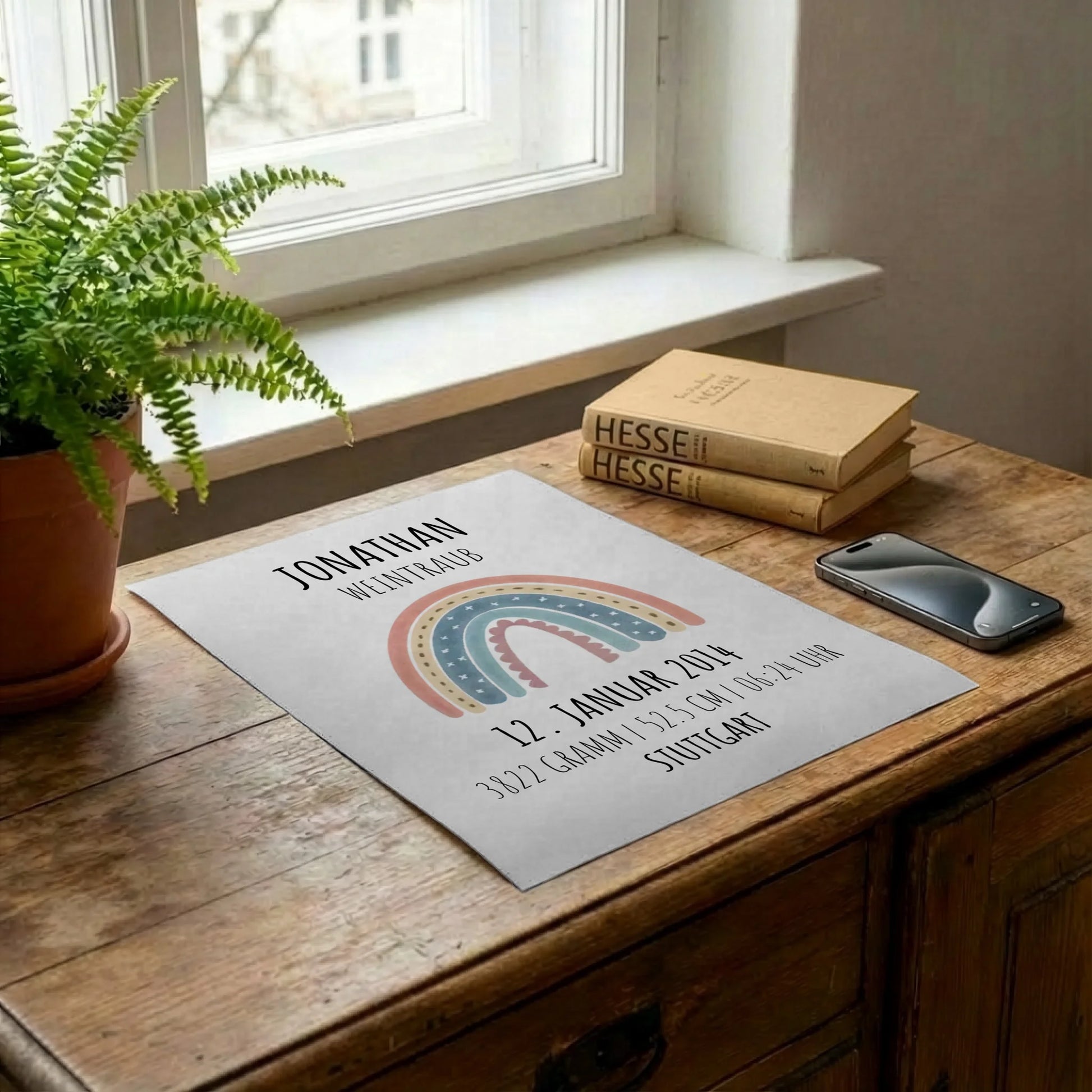Poster auf Kommode