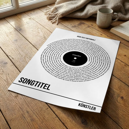 Poster auf dem Boden