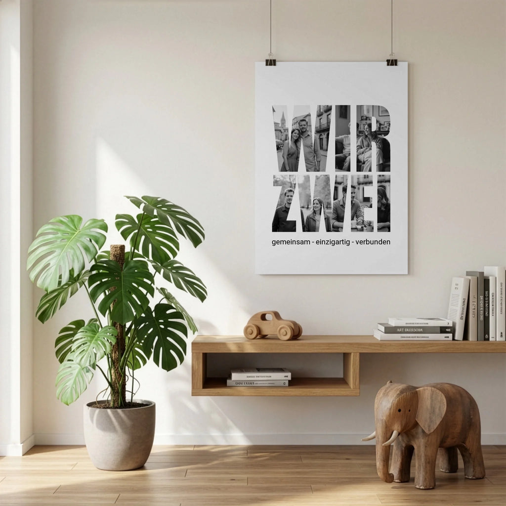 Poster an der Wand