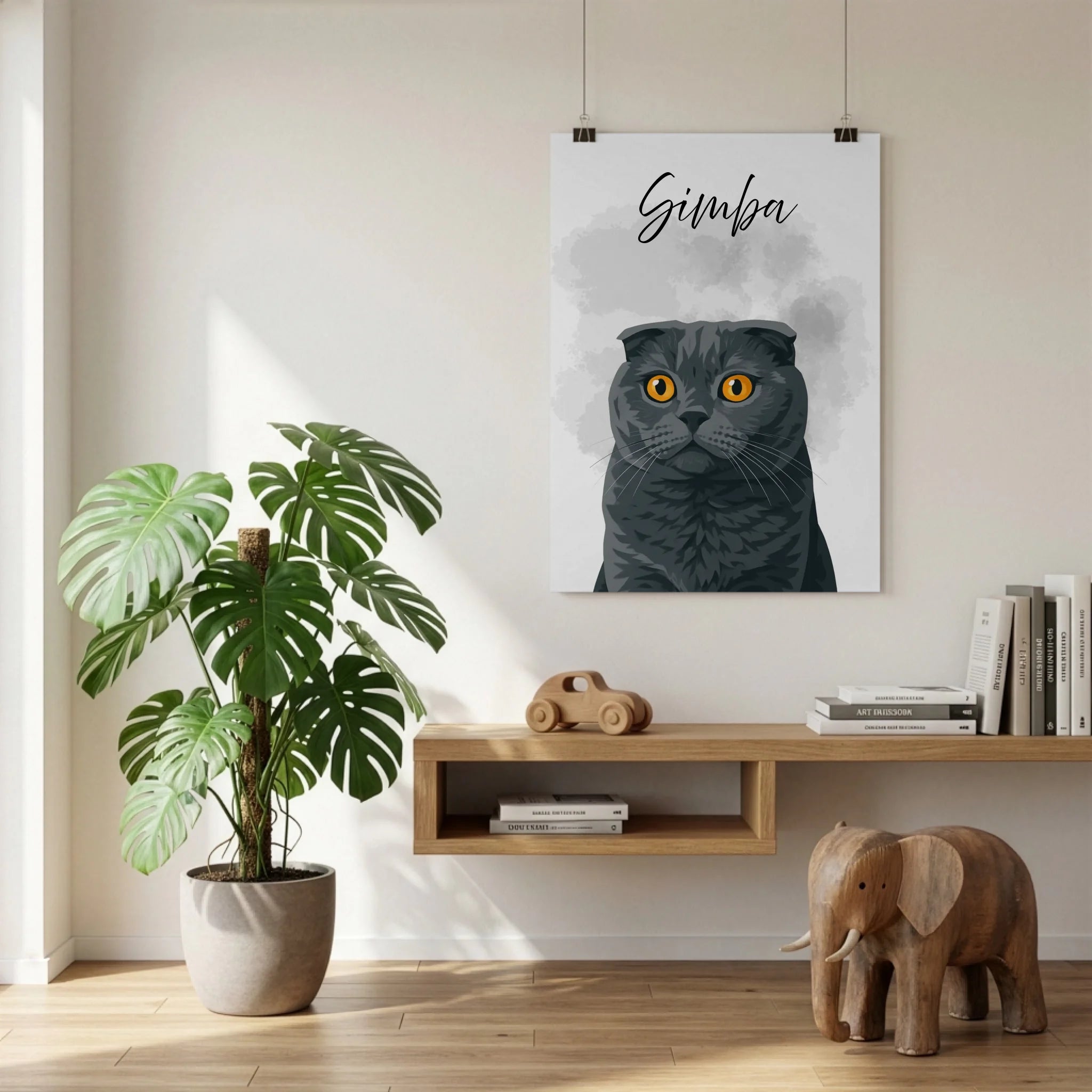 Poster an der Wand