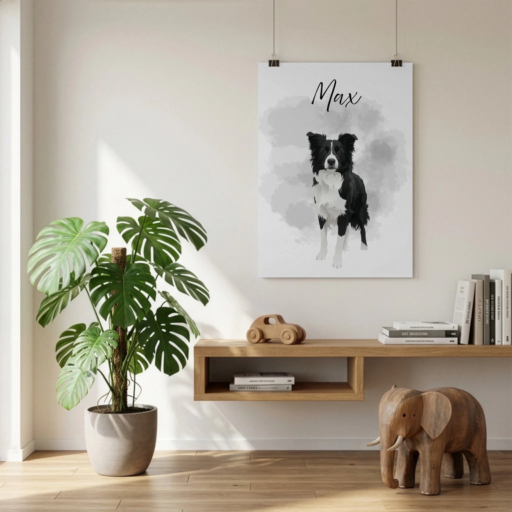 Poster an der Wand