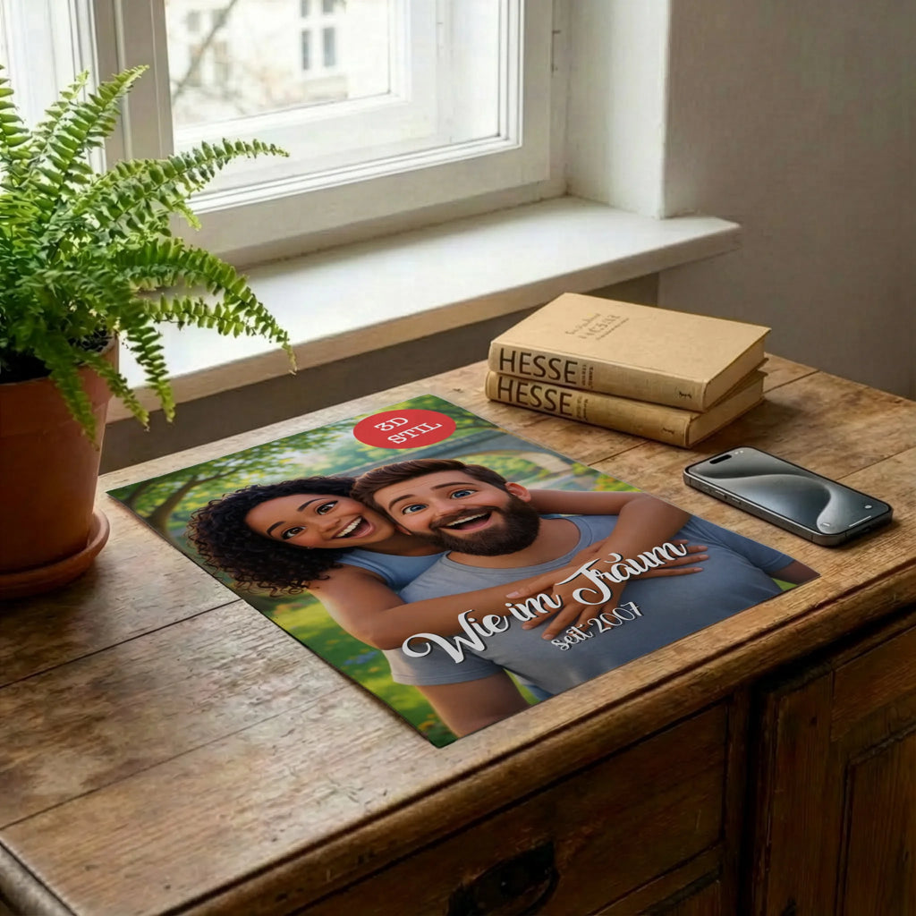 Poster auf Kommode