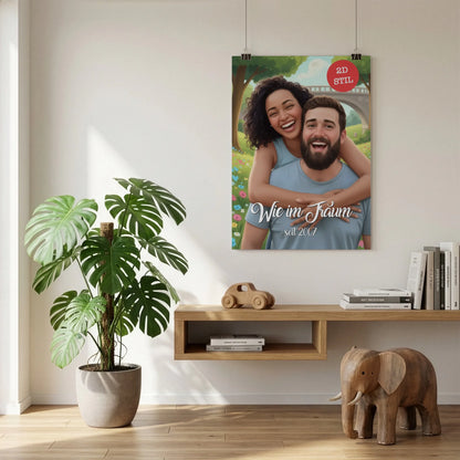 Poster an der Wand
