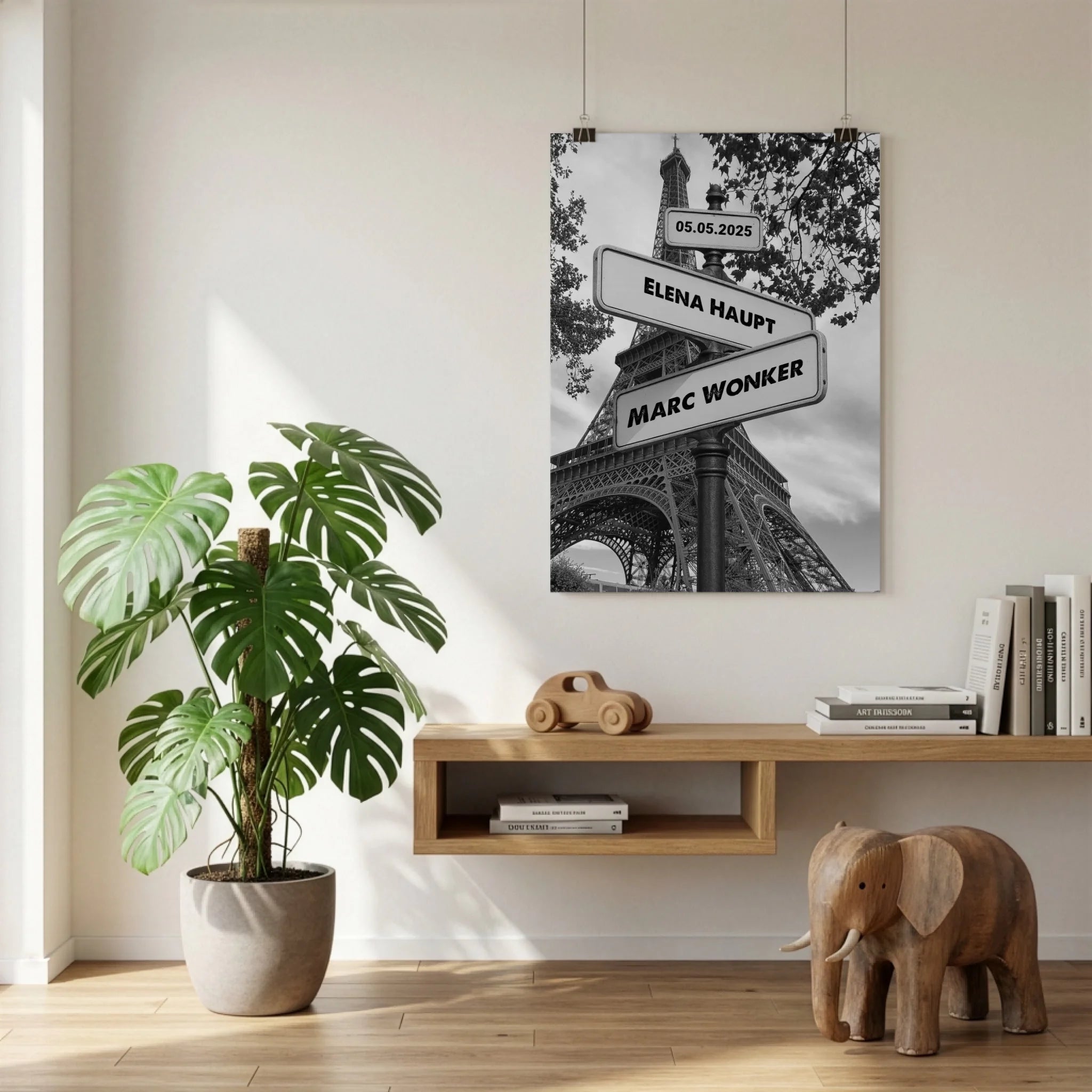 Poster an der Wand