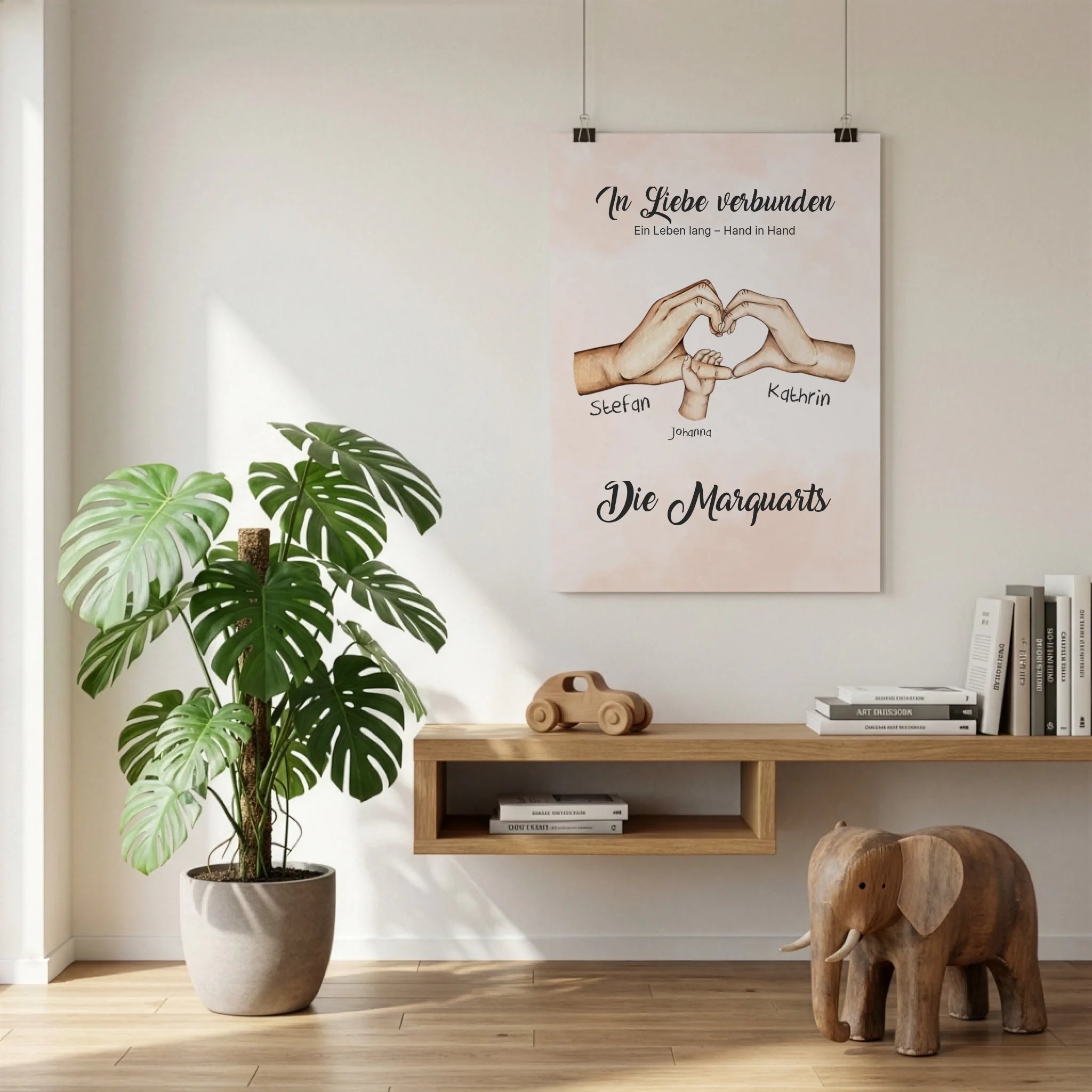 Poster an der Wand
