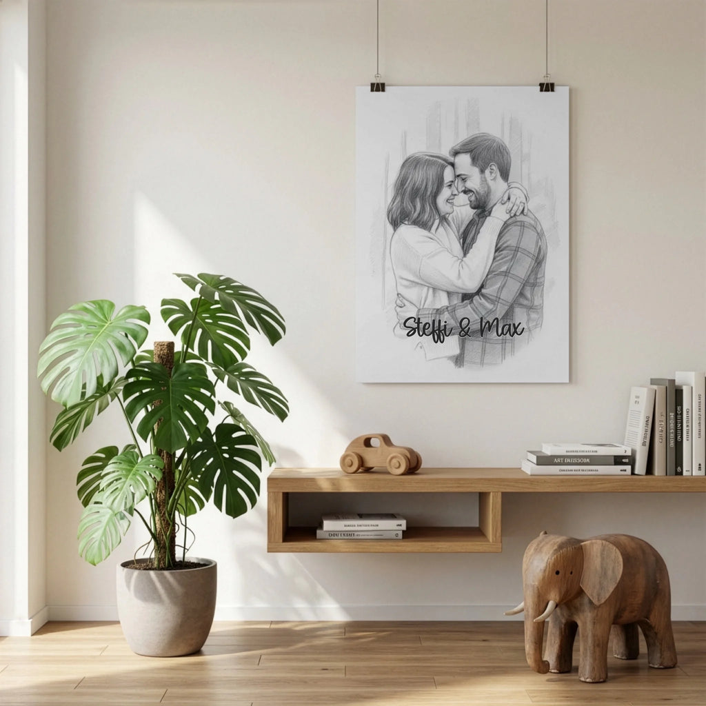 Poster an der Wand