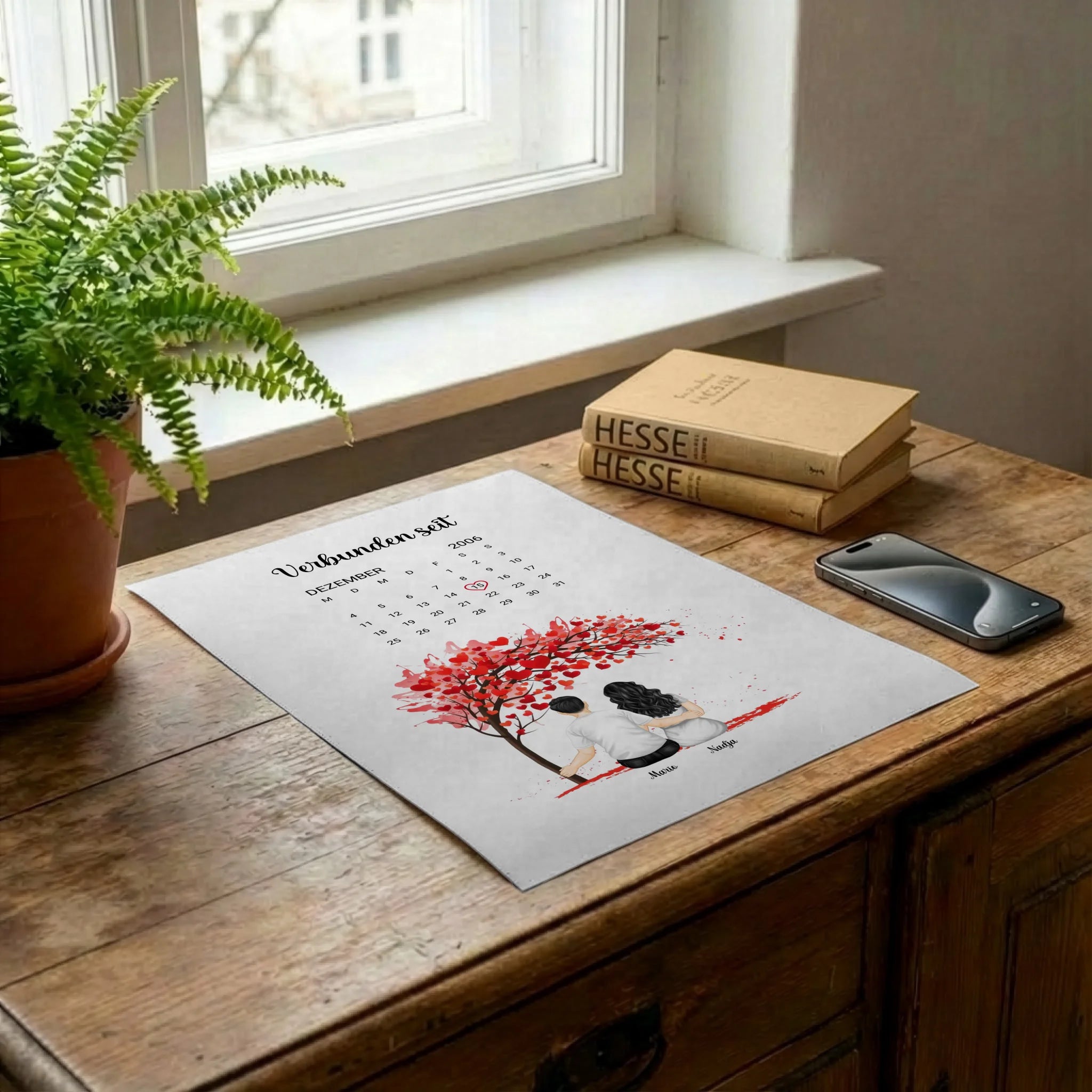 Poster auf Kommode