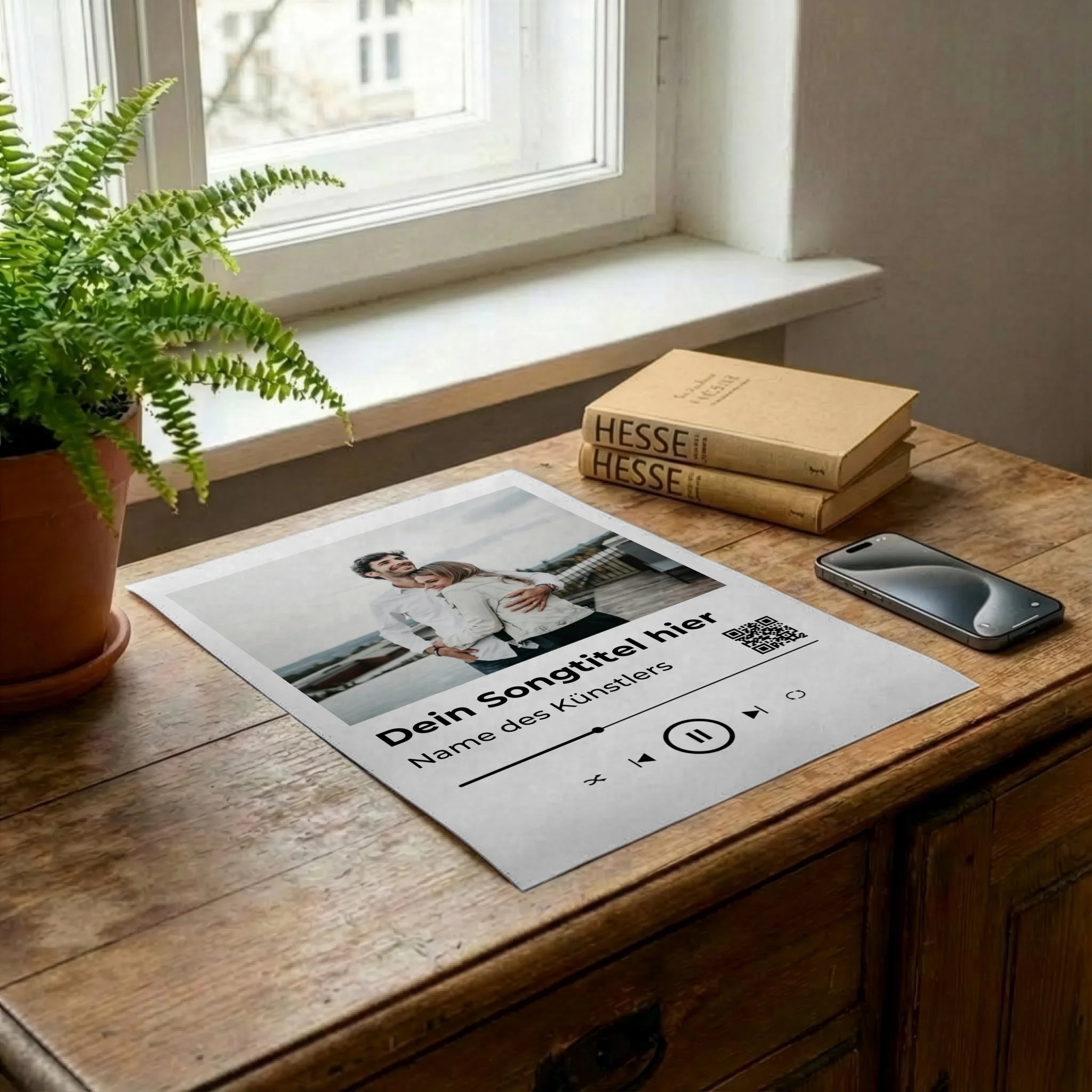 Poster auf Kommode