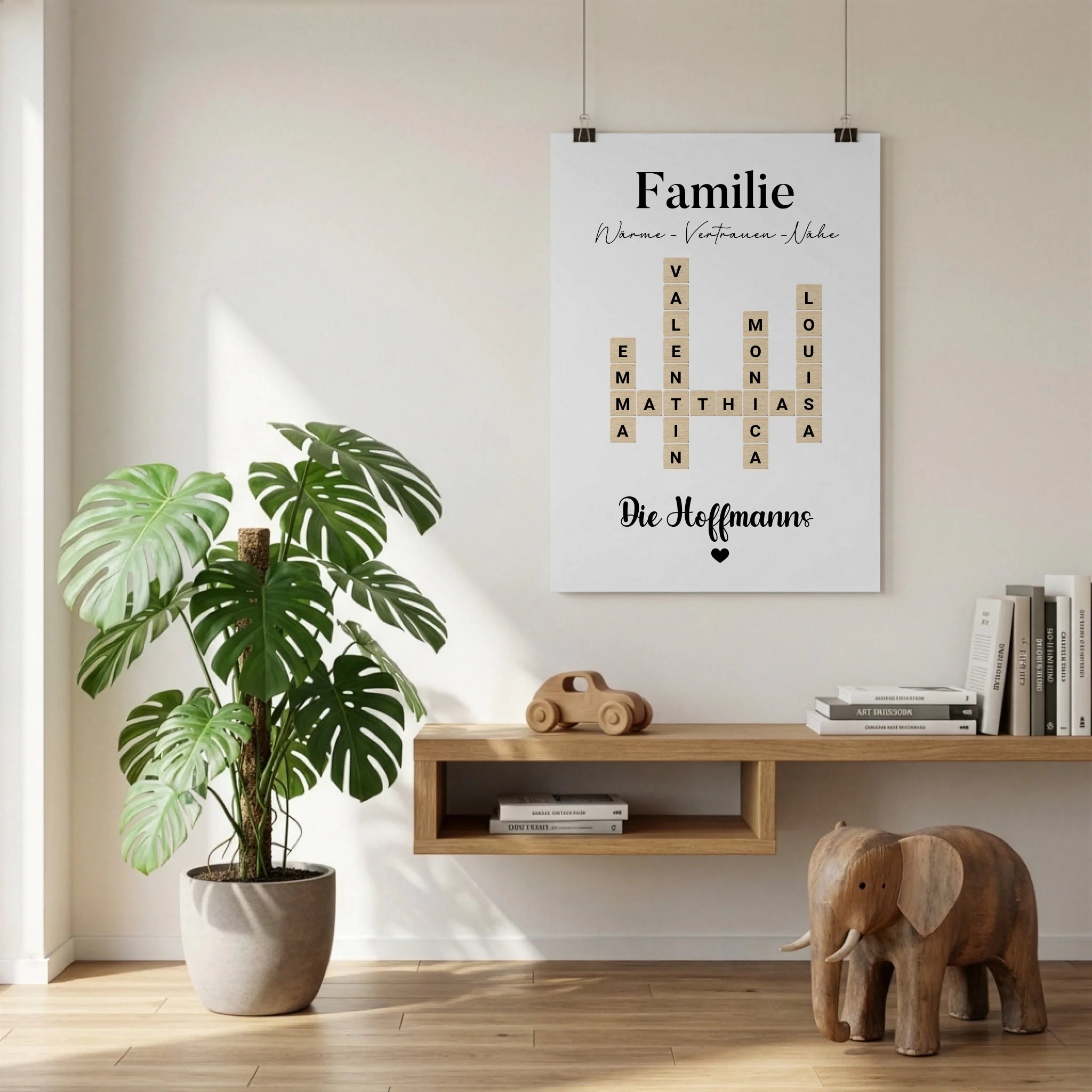Poster an der Wand