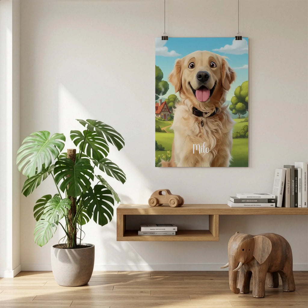 Poster an der Wand