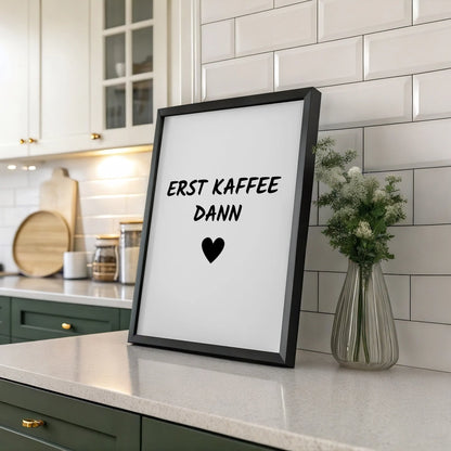 Black on kitchen desk
