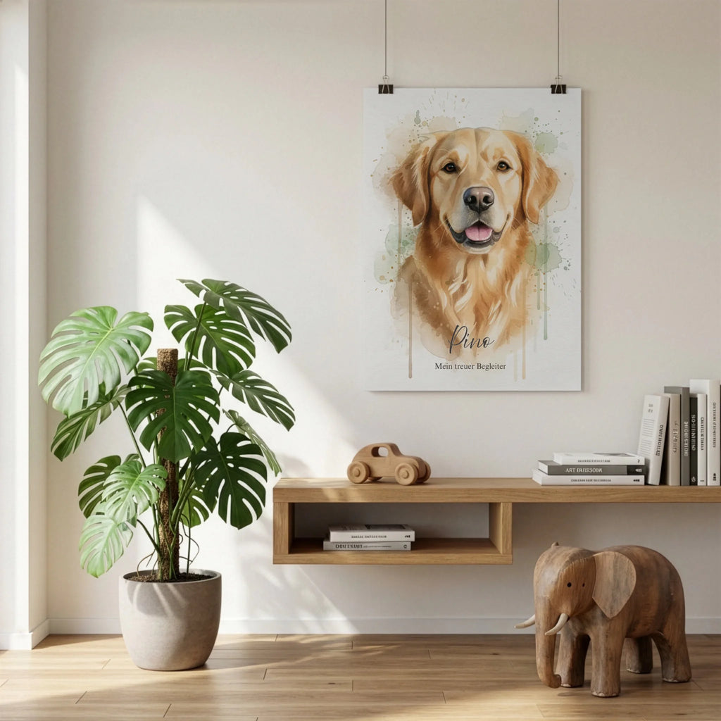 Poster an der Wand