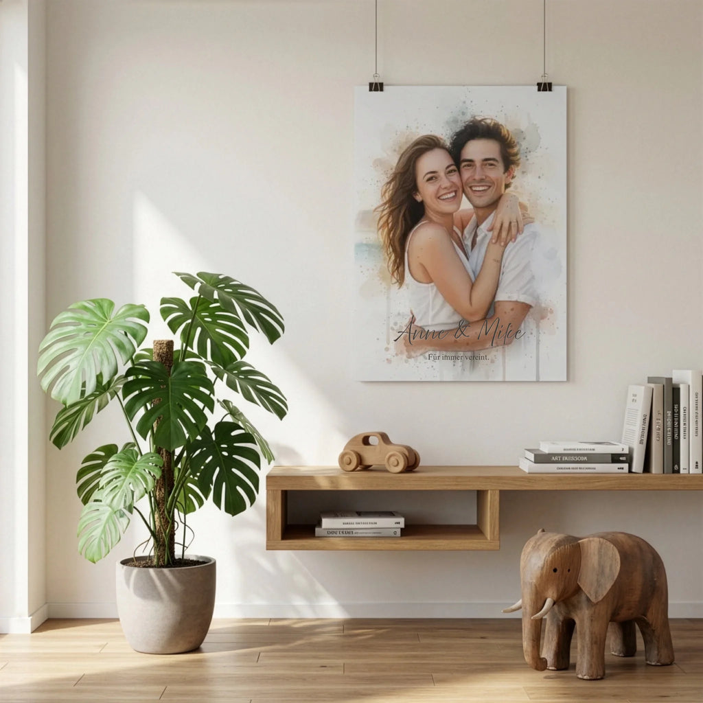 Poster an der Wand
