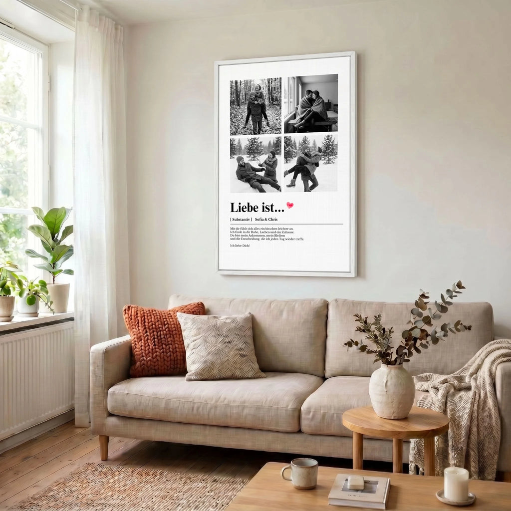 Leinwand Wohnzimmer 23 weiss