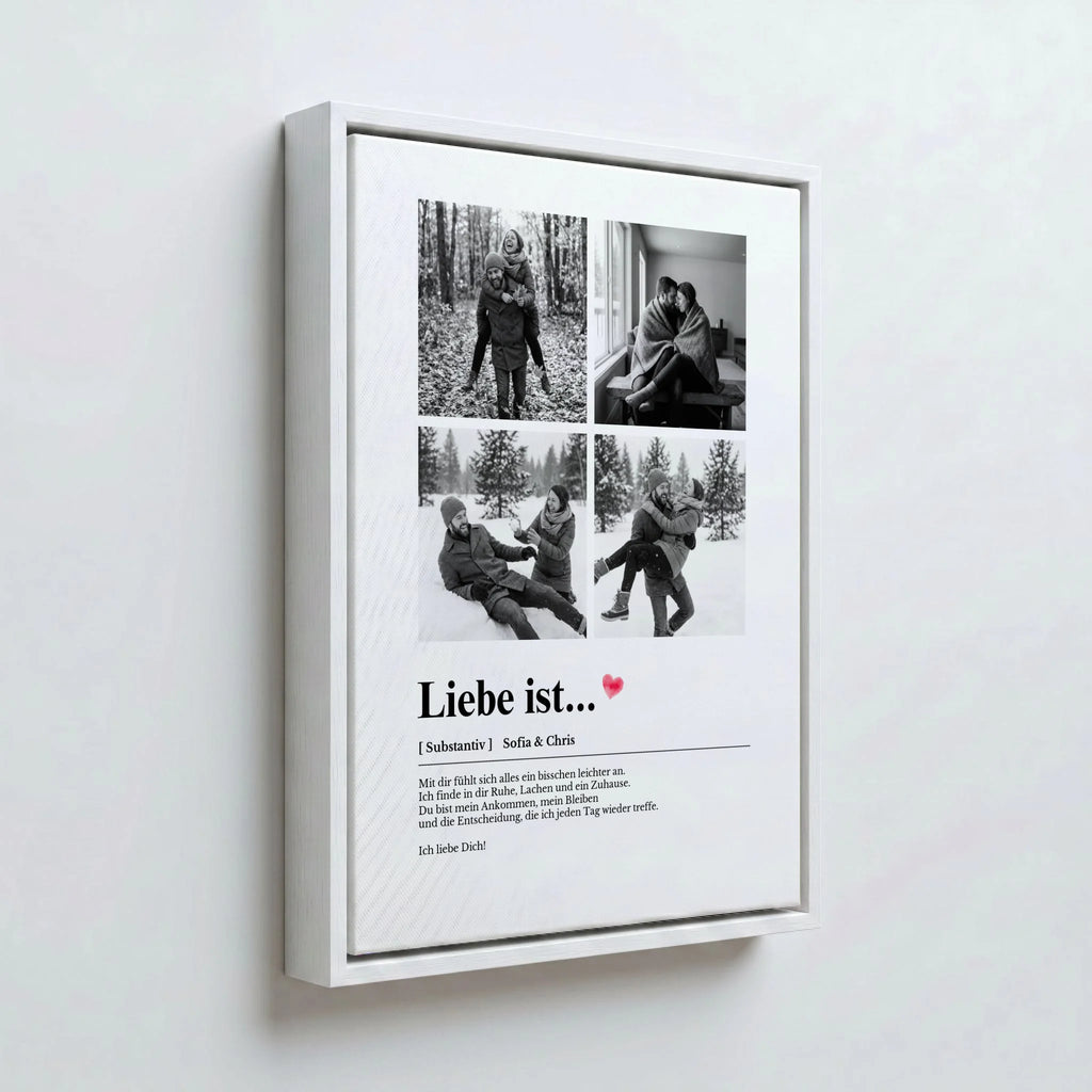 Perspektive Wand 34weiss canvas