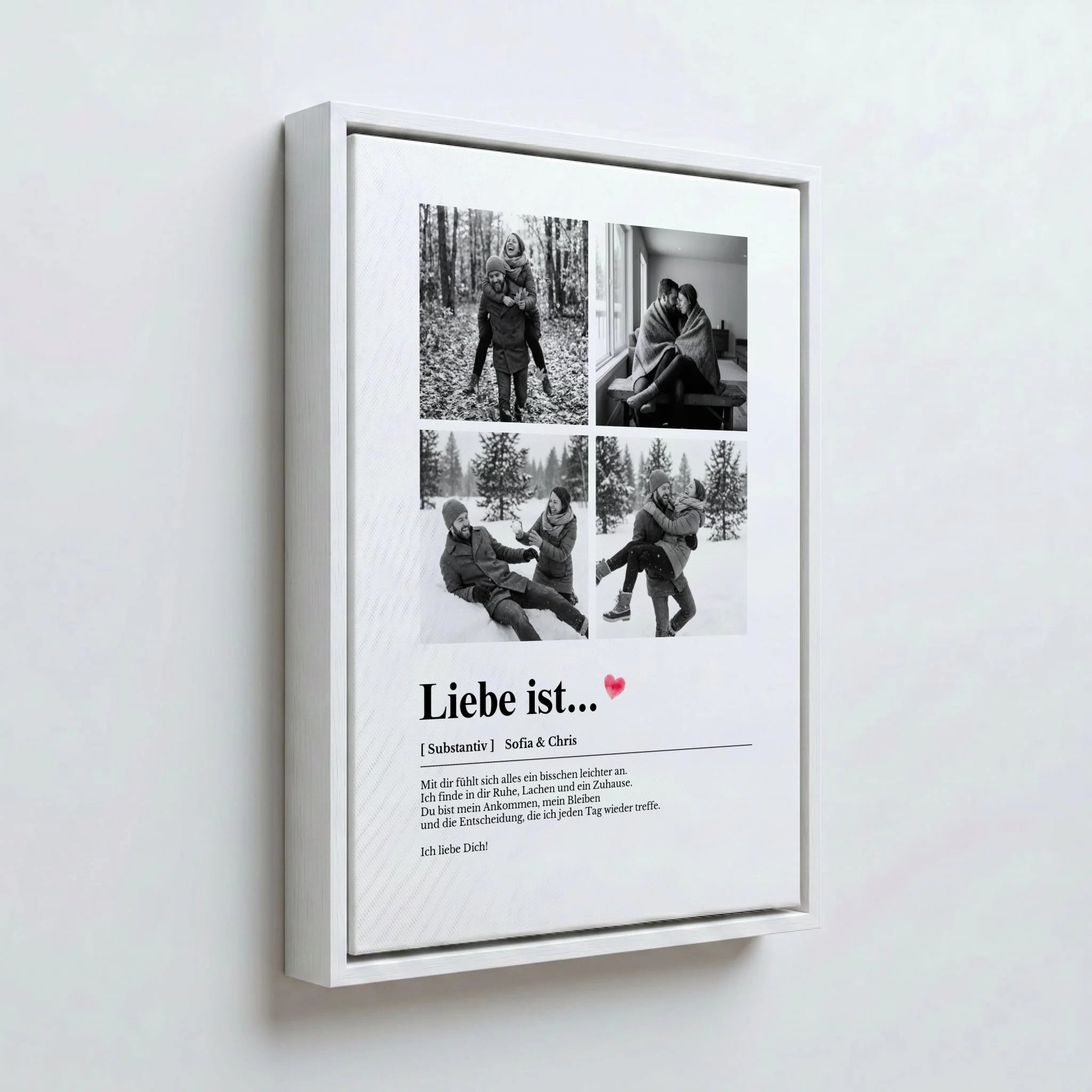 Perspektive Wand 34weiss canvas