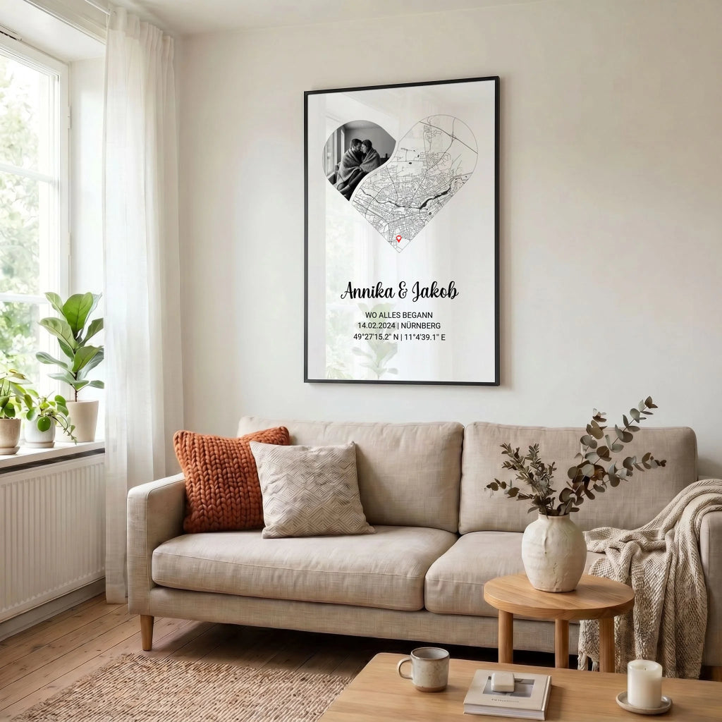 23 Poster schwarz Wohnzimmer