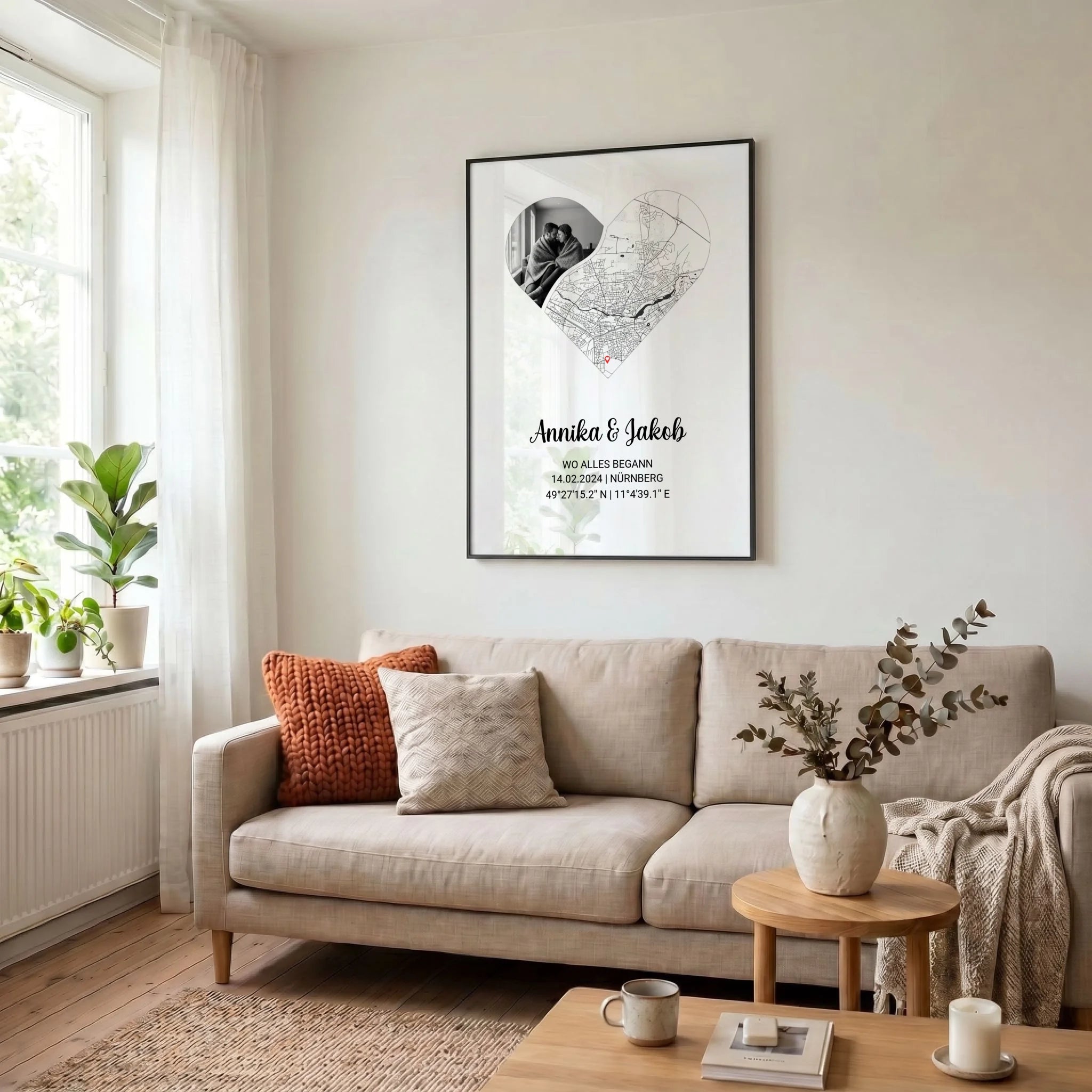 34 Poster schwarz Wohnzimmer
