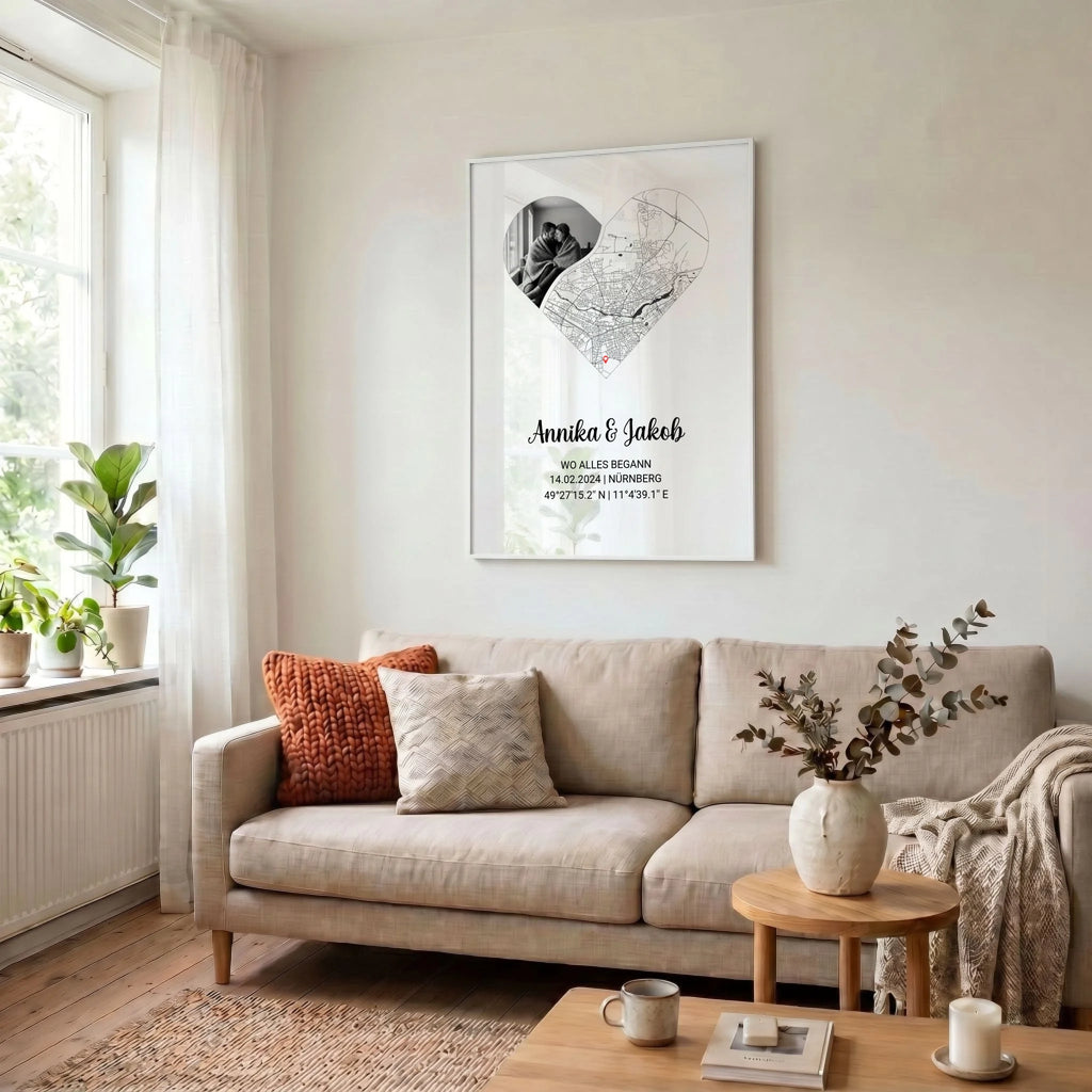 34 Poster weiss Wohnzimmer