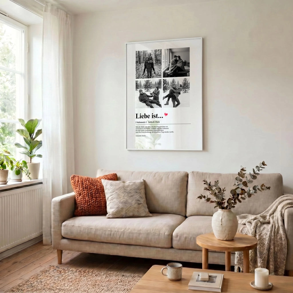 34 Poster weiss Wohnzimmer