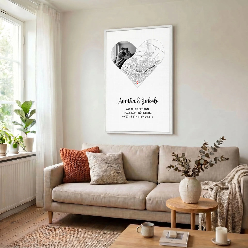 Leinwand Wohnzimmer 23 weiss