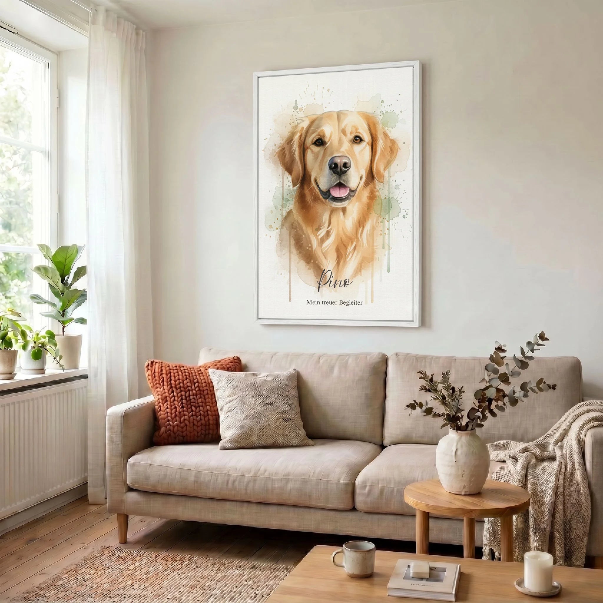 Leinwand Wohnzimmer 23 weiss