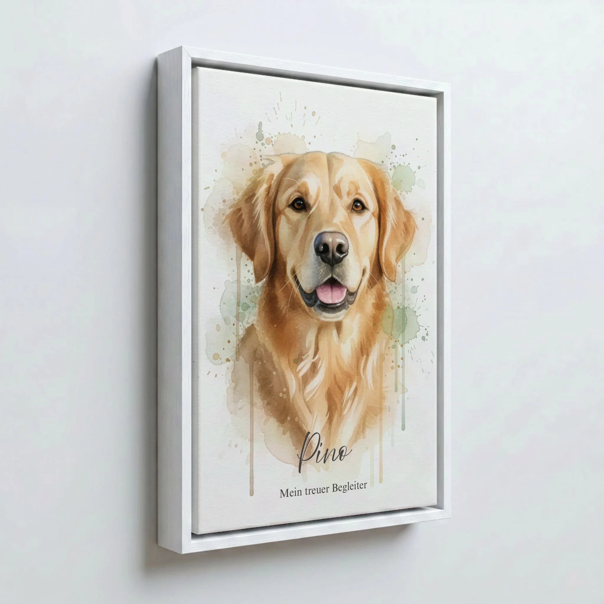Perspektive Wand 23weiss frame canvas