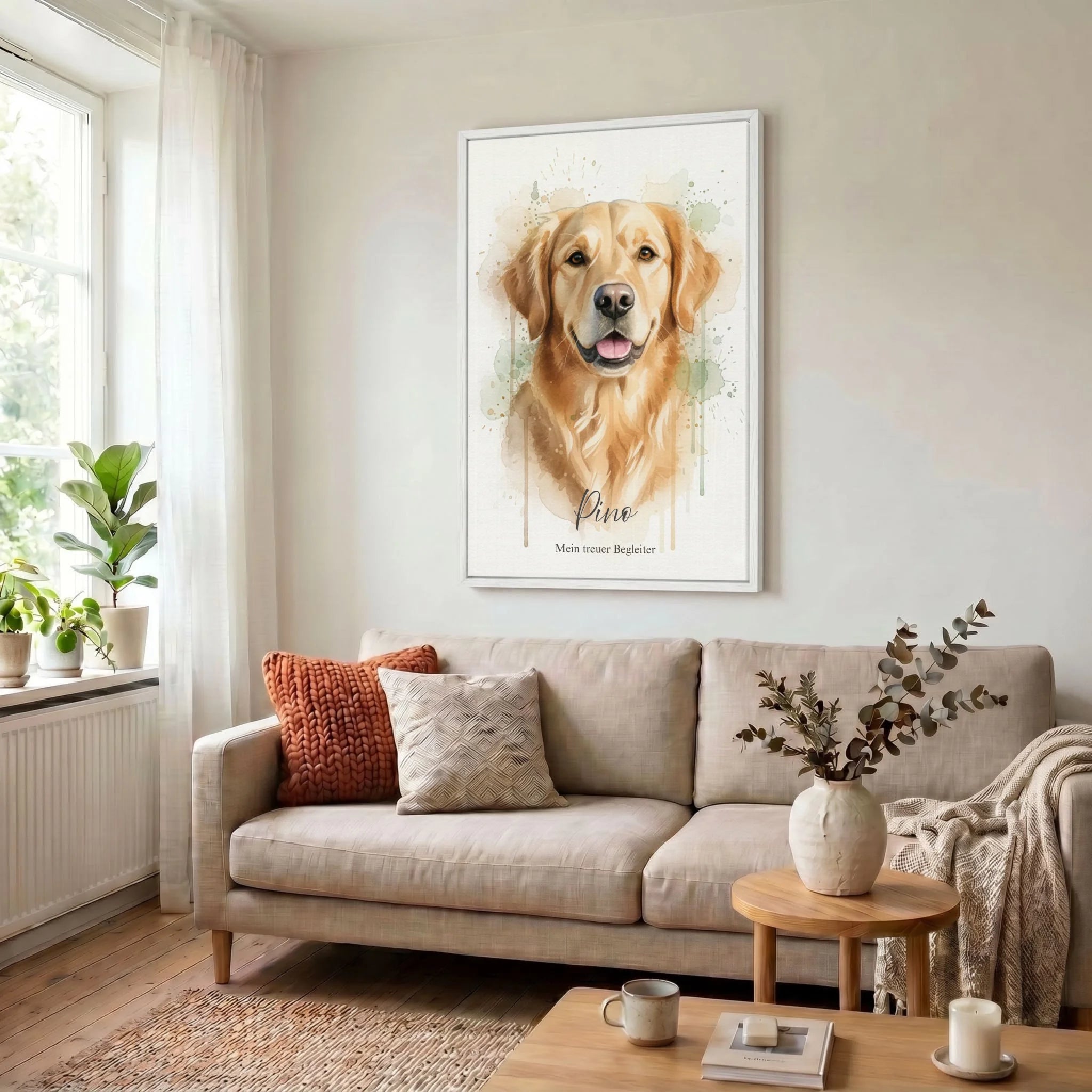 Leinwand Wohnzimmer 23 weiss