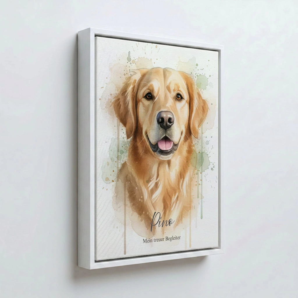 Perspektive Wand 34weiss canvas