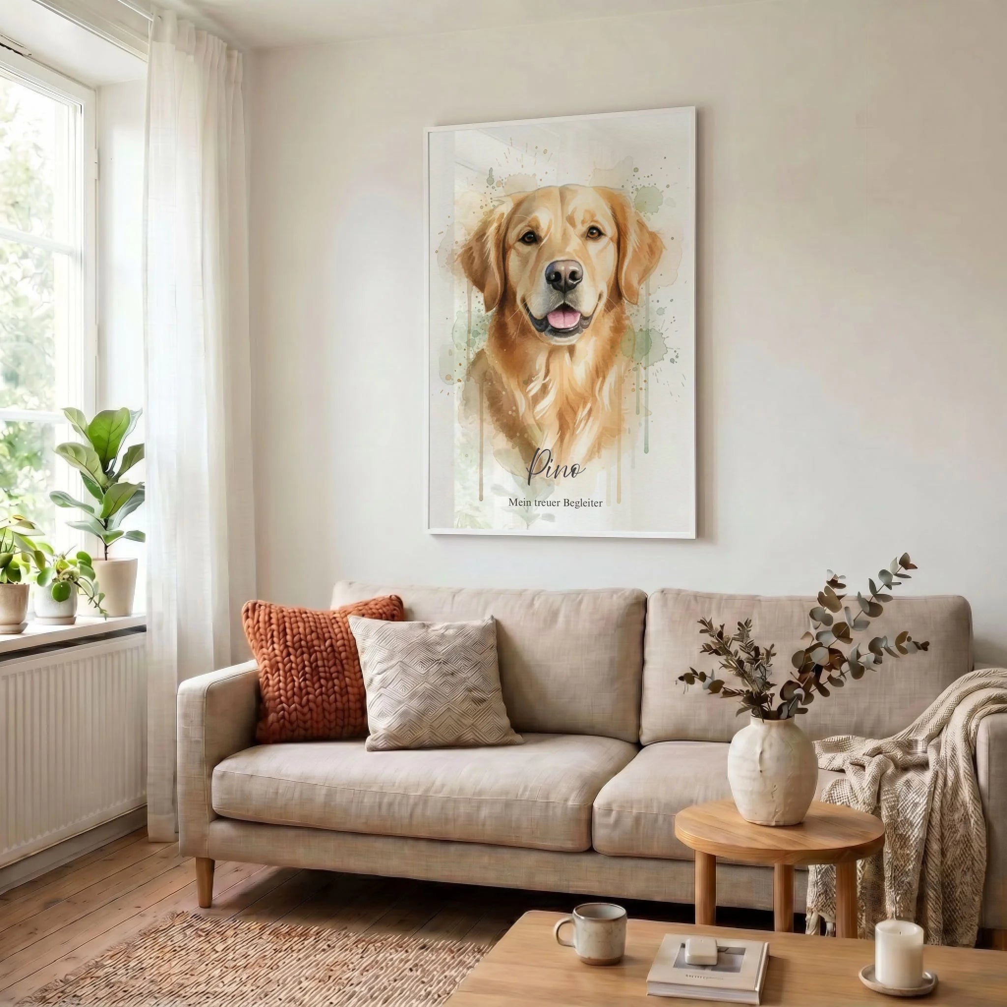 23 Poster weiss Wohnzimmer