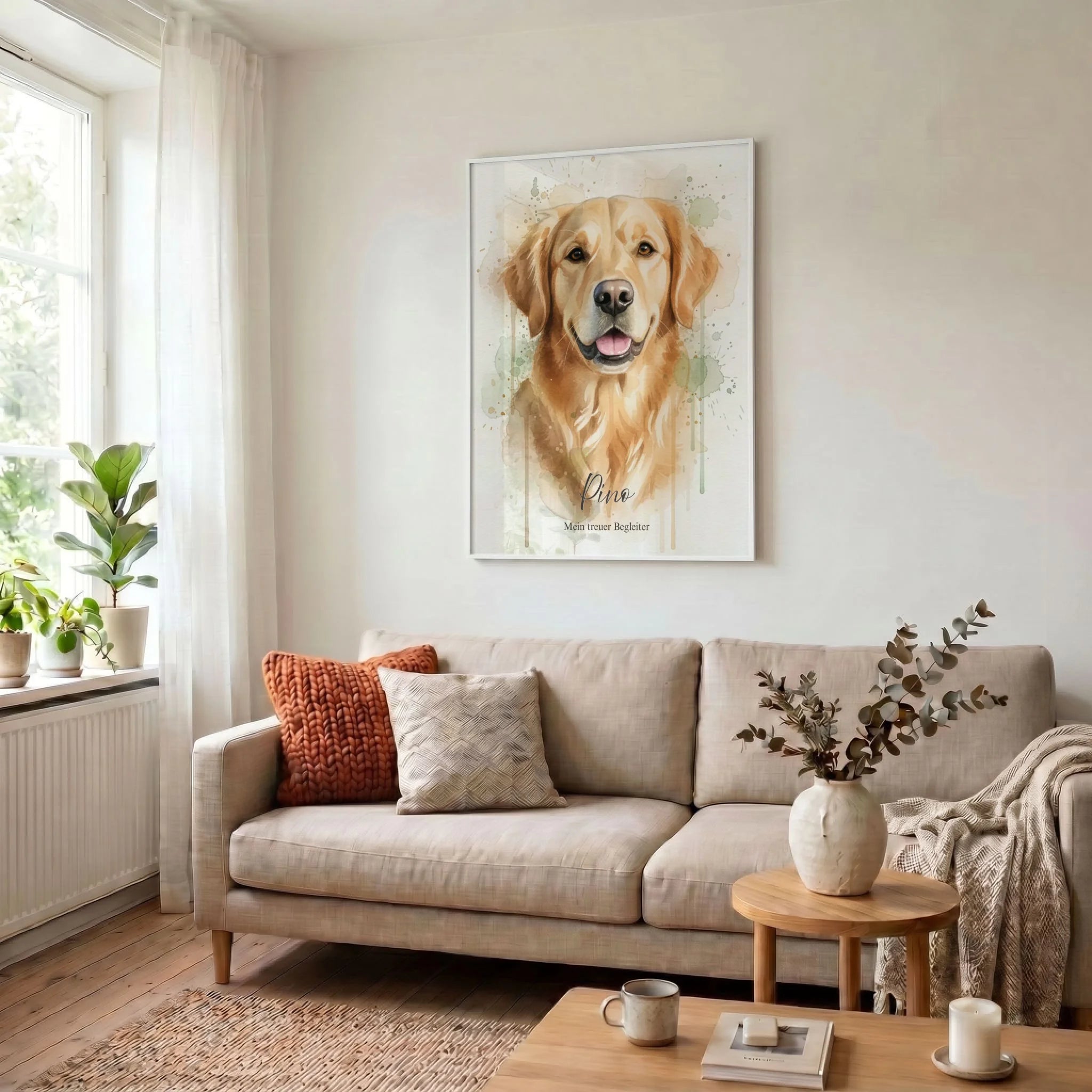 34 Poster weiss Wohnzimmer