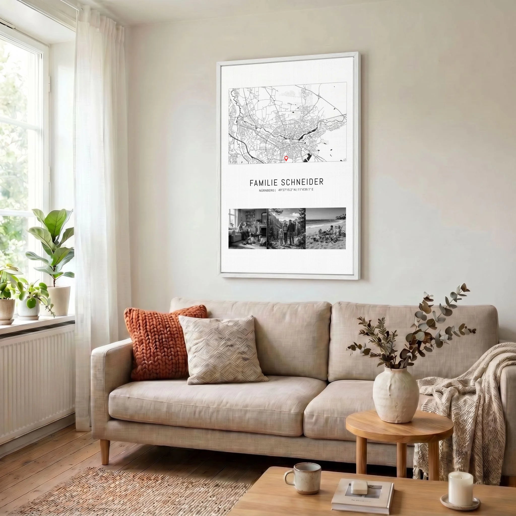 Leinwand Wohnzimmer 23 weiss